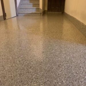 Finished epoxy floor