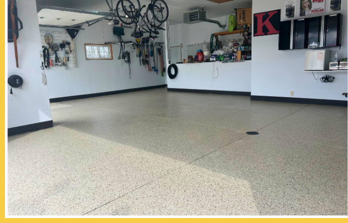 Epoxy garage floor