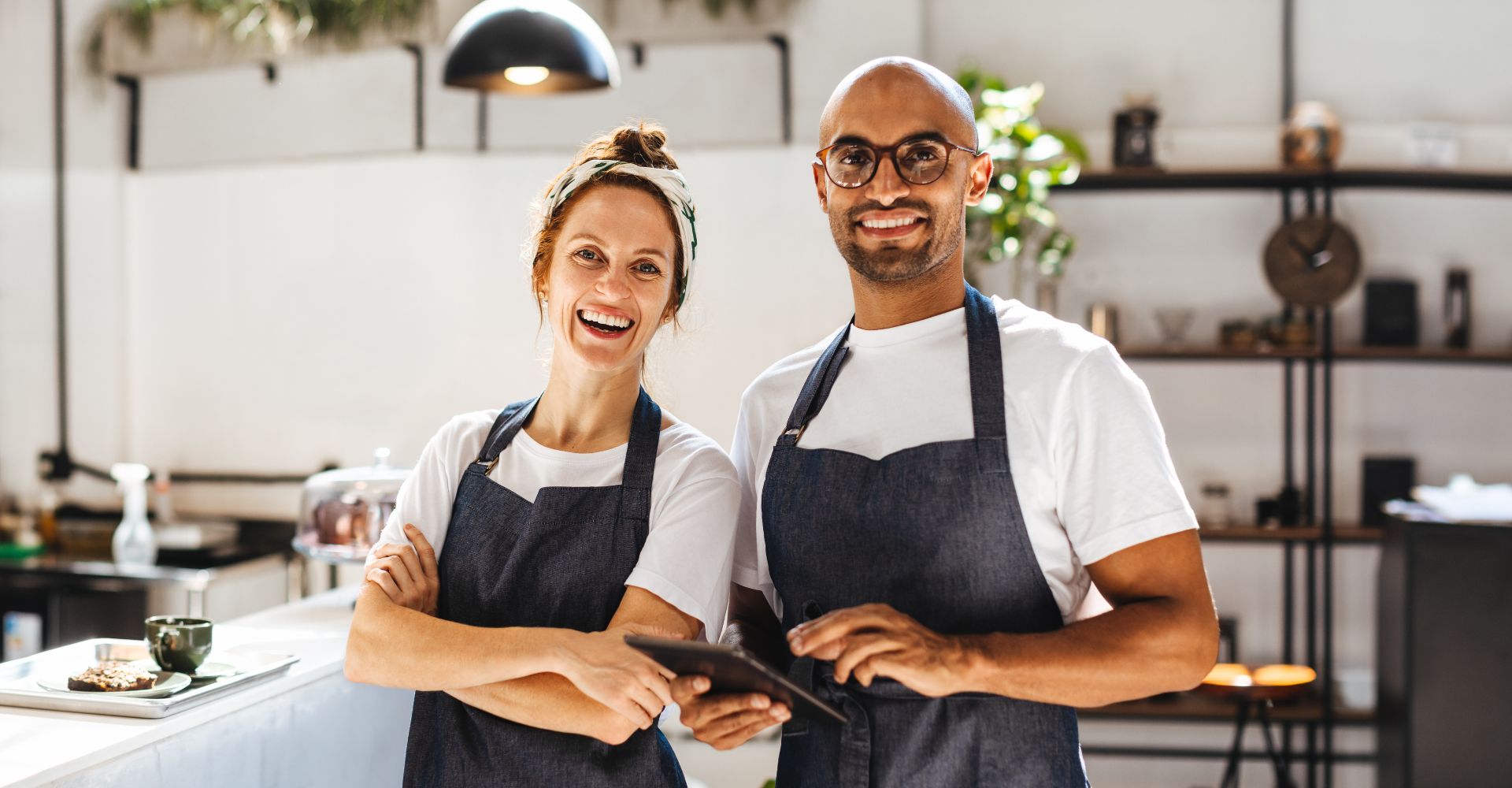 two restaurant owners