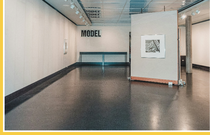 concrete floor glossy