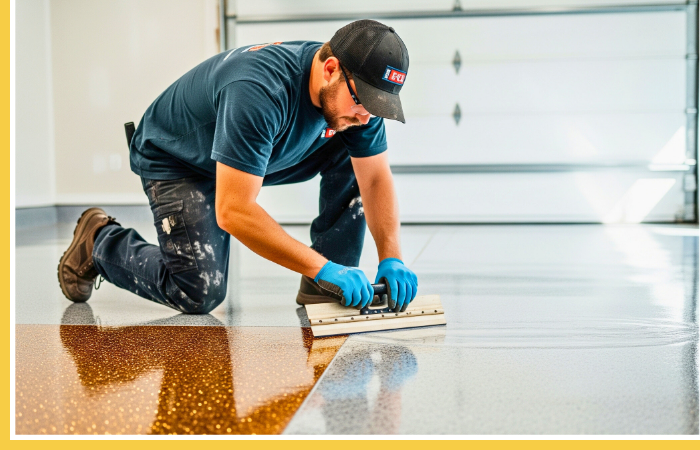 This action shot conveys professionalism, skill, and the quality of the application process.