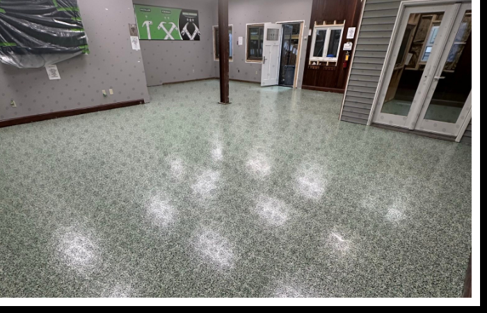 Commercial polyurea flooring