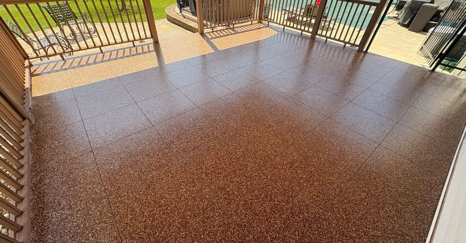 Polyurea patio