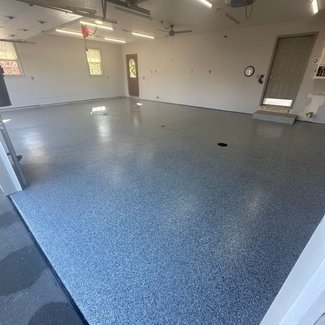 garge with fresh coating