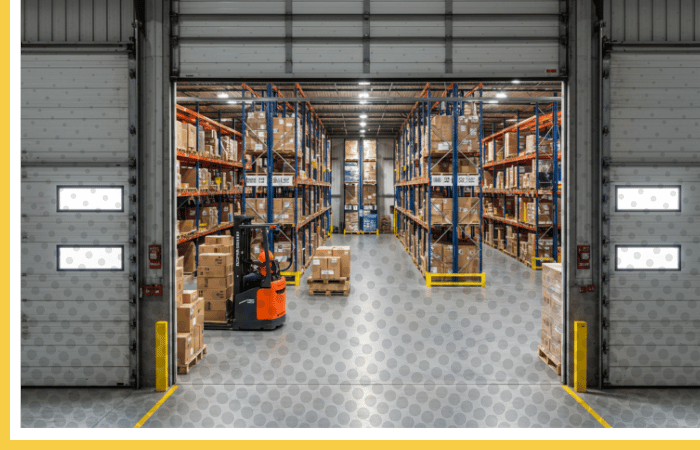 Heavy-duty Polyurea warehouse floor coating for forklift traffic | Chemical and abrasion-resistant industrial flooring
