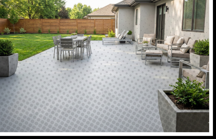 patio with concrete flooring