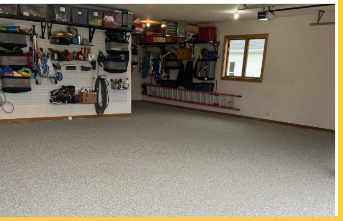 New Garage Floor done by BAM Coatings