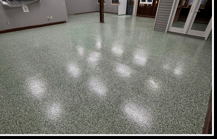 resurfaced floor in business