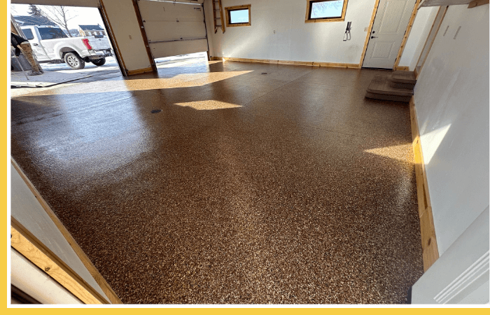 resurfaced garage floor