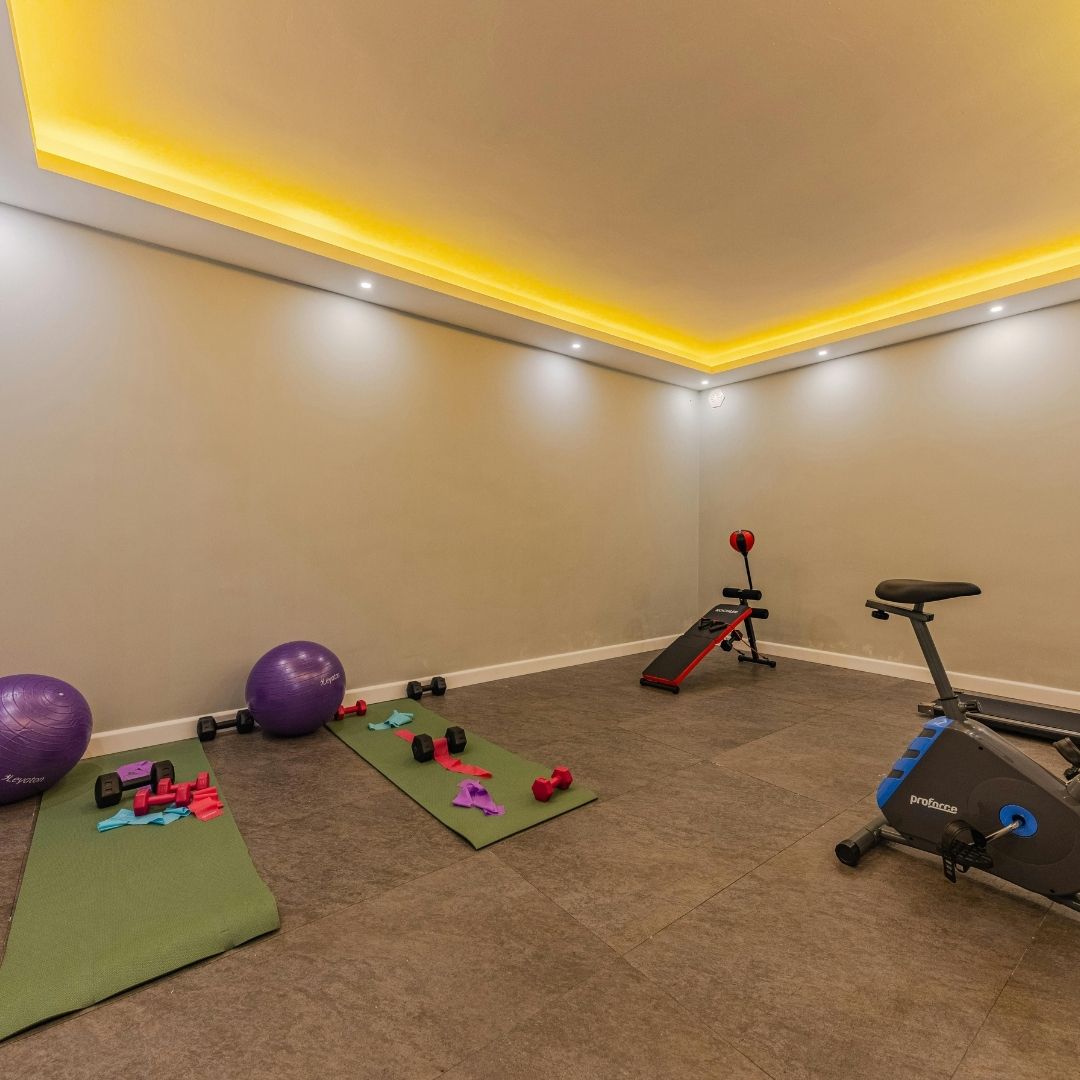 a small home gym