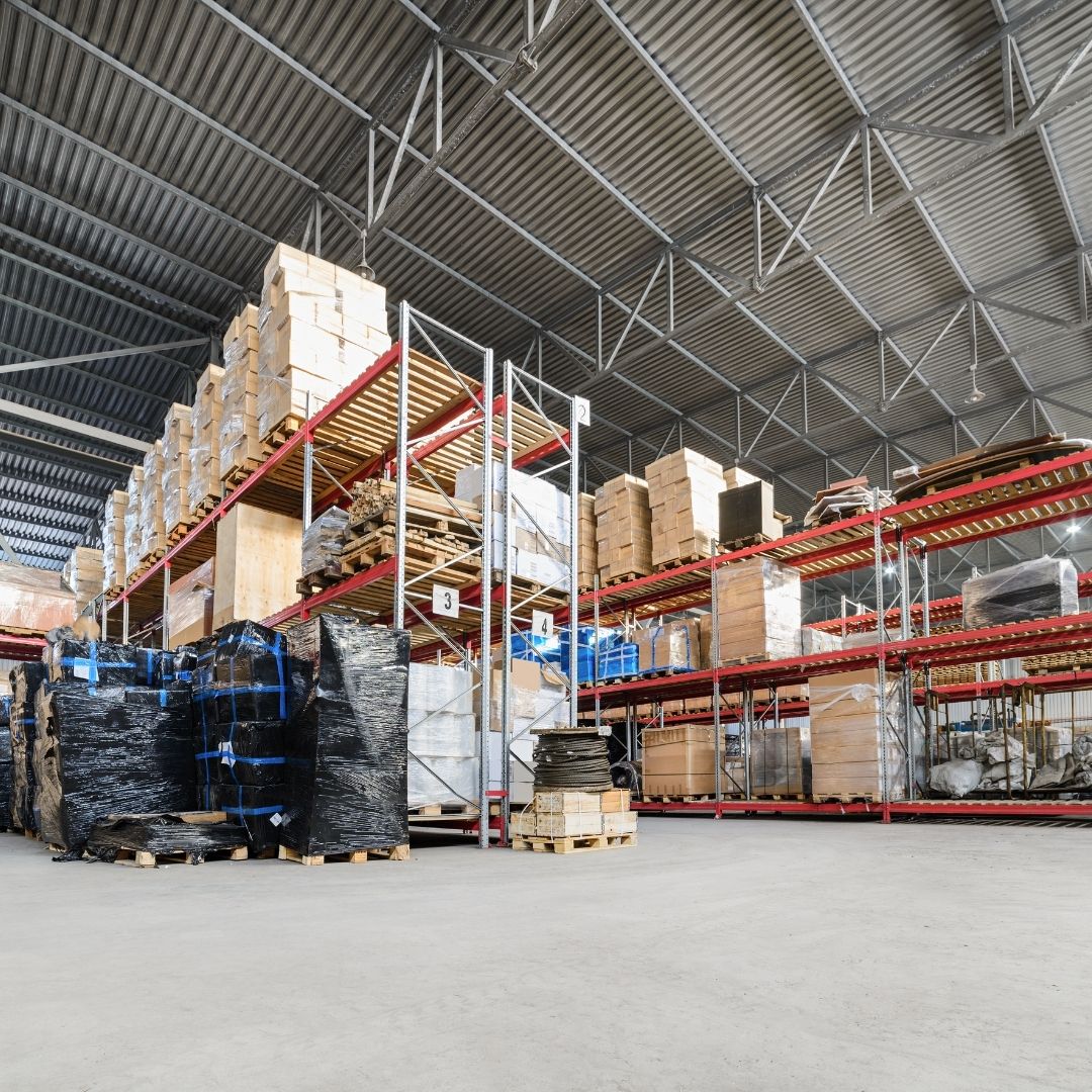 a clean factory floor